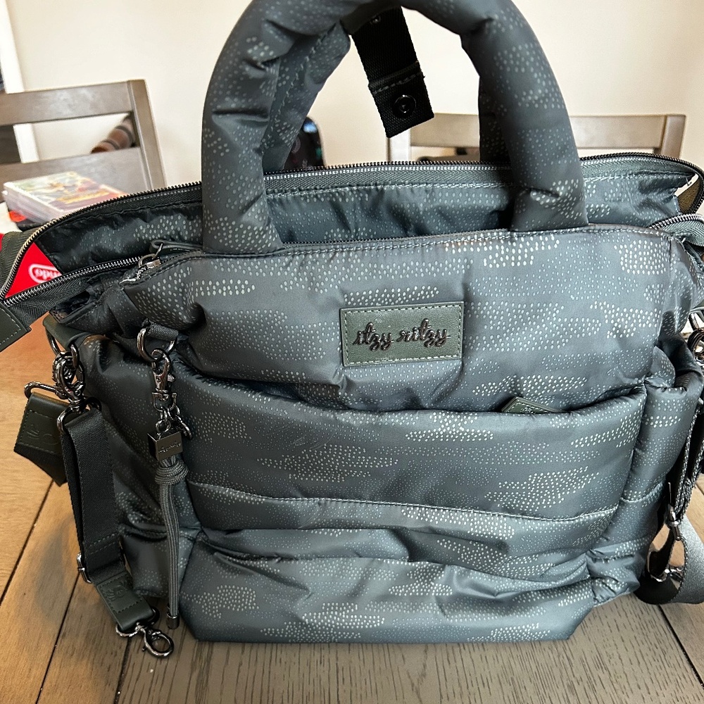 Itzy Ritzy Camo Convertible Diaper Bag